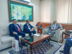 Caretaker Planning Minister, Ambassador of Azerbaijan discuss bilateral ties