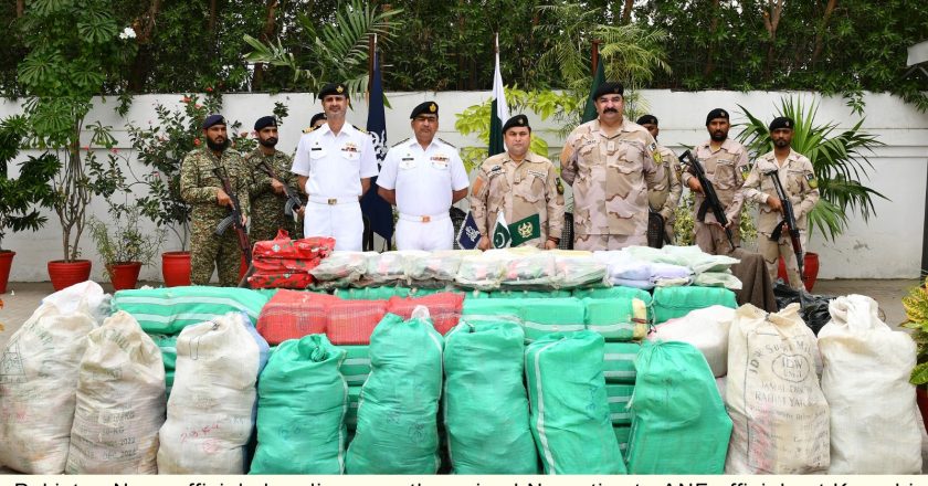 Counter-narcotics operation by Pakistan Navy and ANF