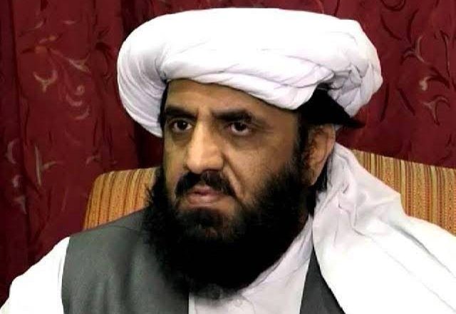 An explosion near a vehicle of JUI leader Hafiz Hamdullah