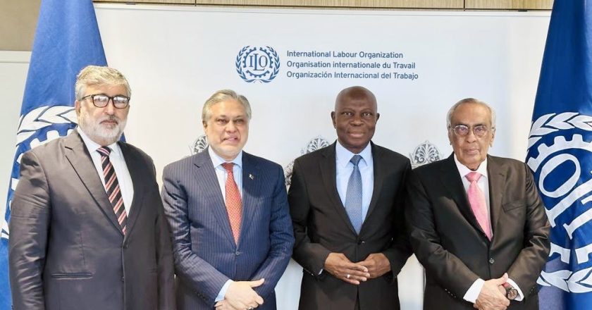 A delegation from the Senate of Pakistan led by Leader of the House  is visiting Geneva to attend the World Trade Organization’s Public Forum