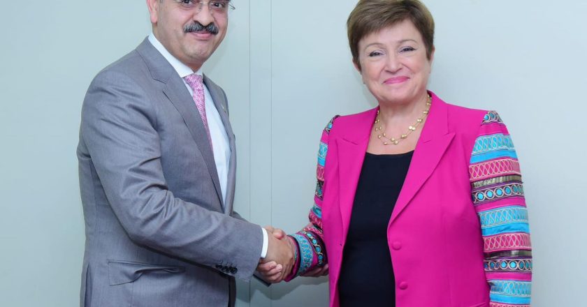 Caretaker Prime Minister Anwaar-ul-Haq Kakar held a meeting with Managing Director of International Monetary Fund (IMF) Kristalina Georgieva