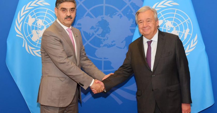 Caretaker Prime Minister meets UN Secretary General Antonio Guterres