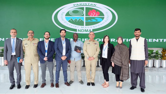 delegation of 3 country heads of international medical humanitarian organization met Chairman NDMA LtG Inam Haider Malik