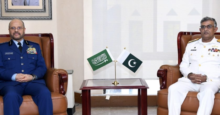 SAUDI CHIEF OF THE GENERAL STAFF VISITS NAVAL HEADQUARTERS, ISLAMABAD