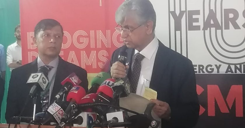 Caretaker Federal Minister for Information Murtaza Solangi’s speech at the CPEC Art Exhibition