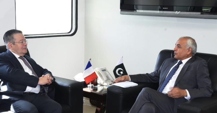 Shahid Ashraf Tarar hosts French Ambassador Nicolas Galey, investment opportunities and other matters of mutual interest discussed