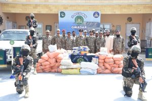 Pakistan Coast Guards operation recovers large quantity of drugs