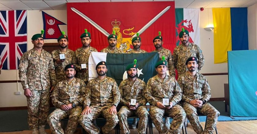 The Pakistani Army won a silver medal in Wales, UK’s “Cambrian Patrol”