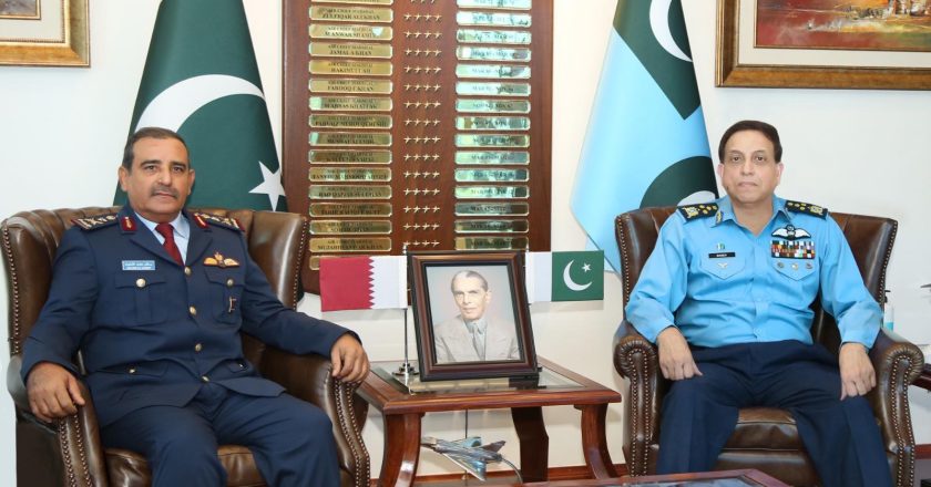 CHIEF OF STAFF QATAR ARMED FORCES VISITS AIR HEADQUARTERS