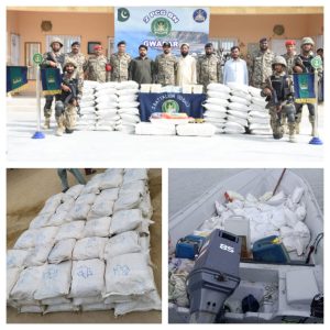 Pakistan Coast Guards major operation against drug smugglers