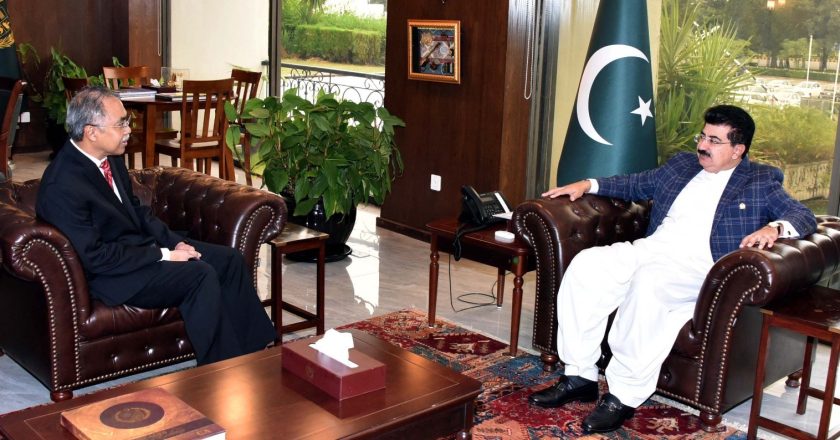 Chairman Senate, Muhammad Sadiq Sanjrani and Indonesian Ambassador Pledge to Strengthen Bilateral Ties and Foster Economic Cooperation