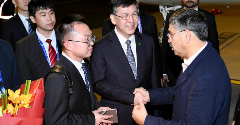 Caretaker Prime Minister Anwarul Haq Kakar visits China