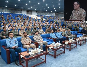 CHAIRMAN JOINT CHIEFS OF STAFF COMMITTEE WITNESSES PAF'S 14 NATION AIR EXERCISE INDUS SHIELD-2023