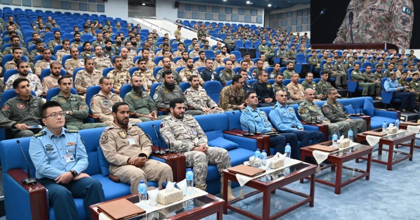 CHAIRMAN JOINT CHIEFS OF STAFF COMMITTEE WITNESSES PAF’S 14 NATION AIR EXERCISE INDUS SHIELD-2023