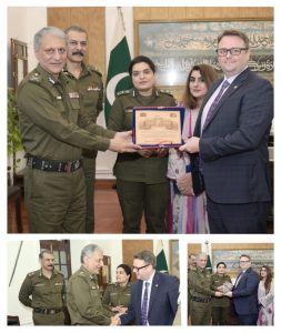 A delegation of Royal Canadian Mounted Police visited the Central Police Office, met with IG Punjab Dr. Usman Anwar