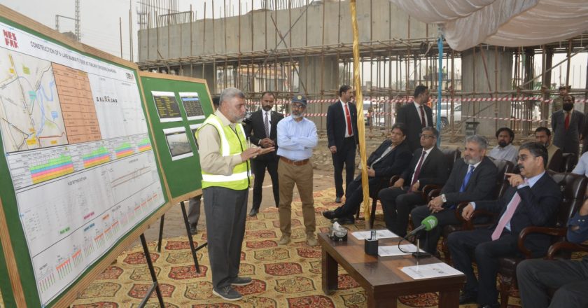 Caretaker Prime Minister Anwar-ul-Haq Kakar visited the Shahdara flyover under construction in Lahore