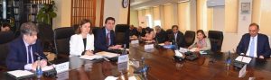 Caretaker Federal Minister for Finance, Revenue & Economic Affairs held a meeting with IMF review Mission led by IMF Chief 