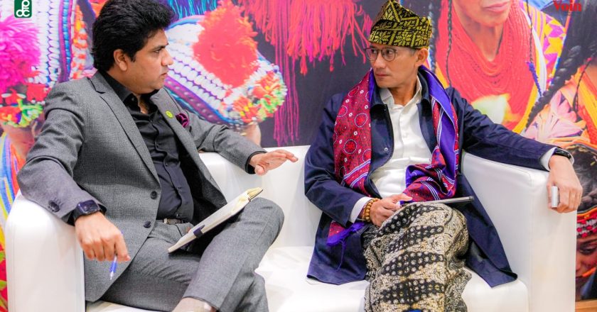 Minister of State for Tourism, Wasi Shah, and Indonesia’s Minister of Tourism, Sandiaga Salahuddin, Forge Historic Ties at World Travel Mart in London