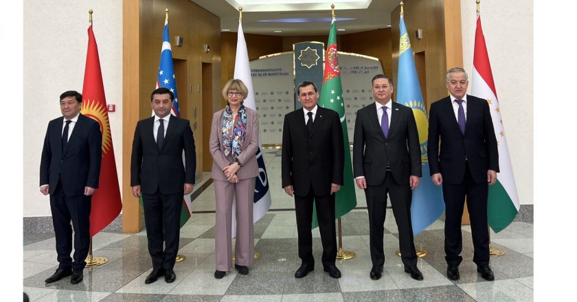 MEETING OF FOREIGN MINISTERS OF THE CENTRAL ASIAN COUNTRIES AND THE OSCE SECRETARY GENERAL WAS HELD IN ASHGABAT