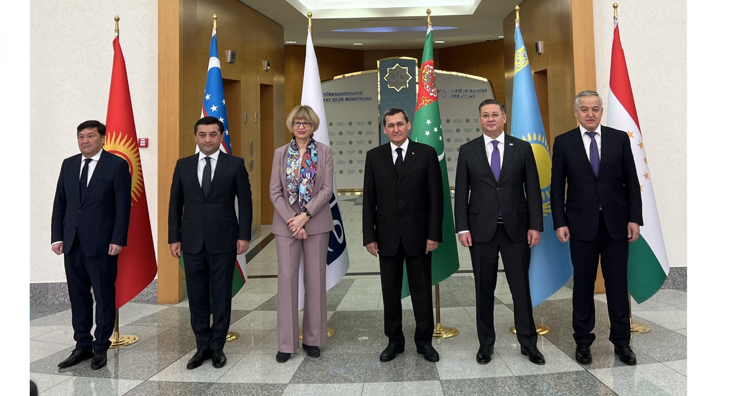 Osce Members MEETING OF FOREIGN MINISTERS OF THE CENTRAL ASIAN COUNTRIES AND THE ...