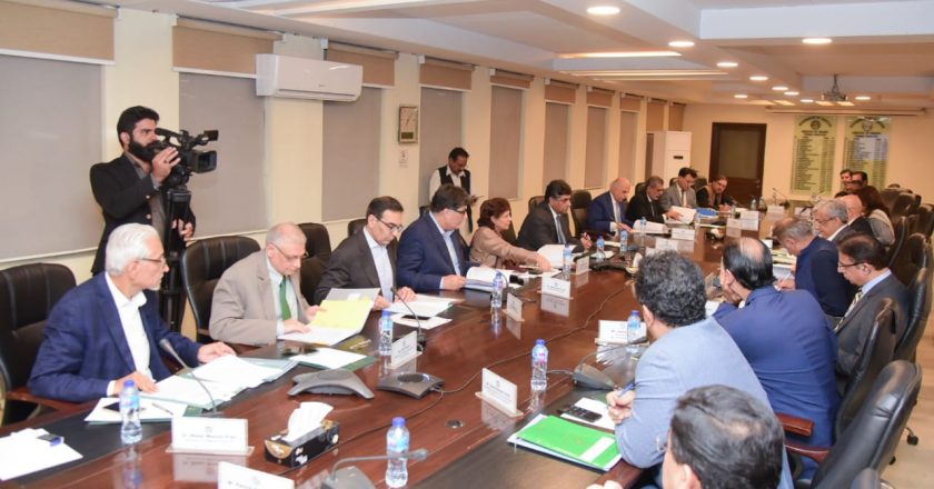The Federal Minister for Finance, Revenue, and Economic Affairs presided over a meeting of the Economic Coordination Committee (ECC)