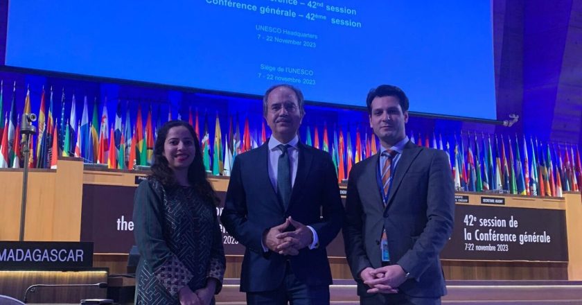 Pakistan was re-elected today to the Executive Board of the United Nations Educational, Scientific and Cultural Organization (UNESCO) for the term 2023-2027