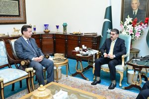 Chief Election Commissioner Sikandar Sultan Raja met with Caretaker Prime Minister Anwar ul Haq Kakar