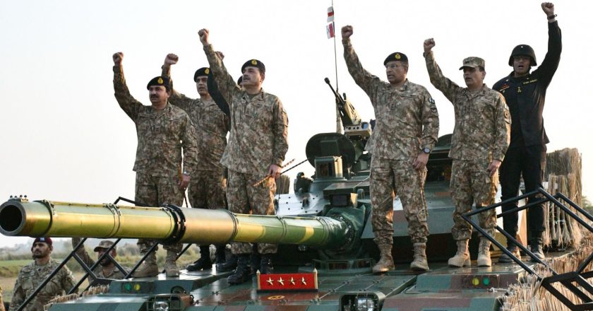 General Syed Asim Munir, NI (M), Chief of Army Staff (COAS) visited Corps Level Collective Training exercise of Strike Corps