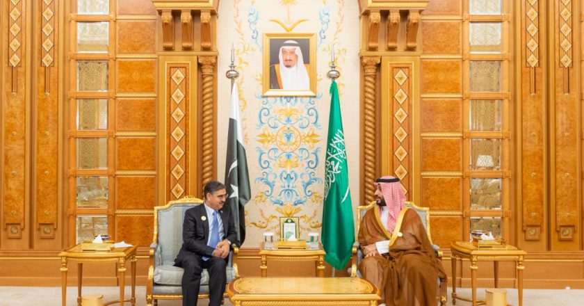 Caretaker Prime Minister’s Meeting with the Crown Prince and Prime Minister of the Kingdom of Saudi Arabia