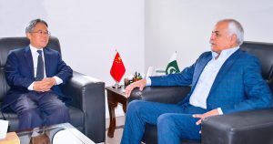 Minister Railways Mr. Shahid Ashraf Tarar met with  Chinese Ambassador to Pakistan, H.E. Mr. Jiang Zaidong at Ministry of Railways The Pakistan Times