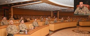 General Syed Asim Munir (COAS) presided over the two days long 261st Corps Commanders’ Conference (CCC) held at GHQ