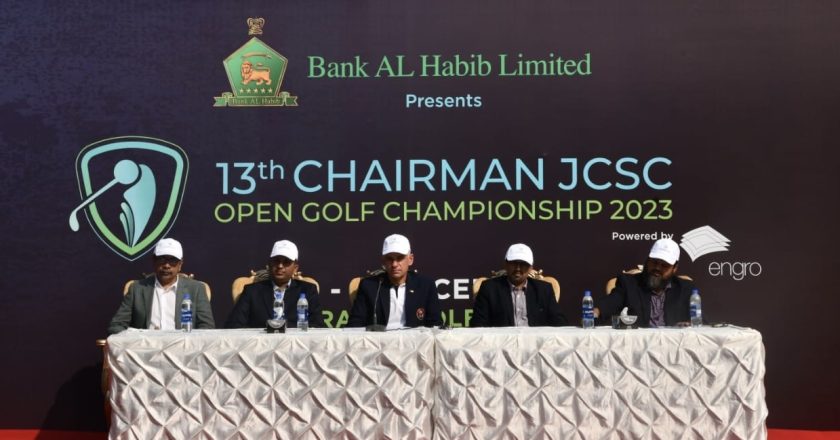 OPENING CEREMONY OF 13th CJCSC OPEN GOLF CHAMPIONSHIP HELD AT KARACHI GOLF CLUB