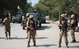 A huge number of suicide bombers get in to security compound in Dera Islamil Khan