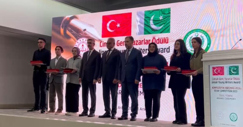 AWARDS CEREMONY FOR 6TH EDITION OF ‘JINNAH YOUNG WRITERS AWARD’ HELD IN ANKARA