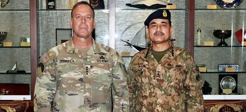 General Syed Asim Munir, NI (M), COAS called on General Michael Erik Kurilla, Commander United States Central Command