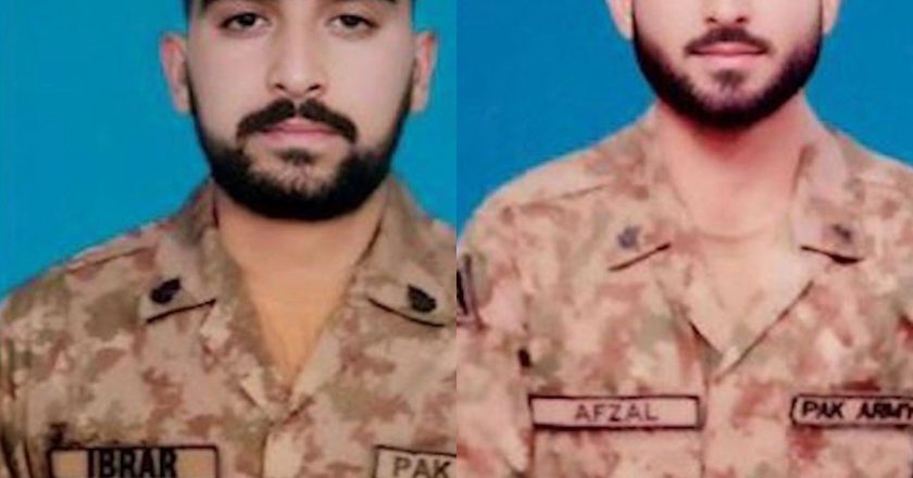 A fire exchange took place between security forces and terrorists in Lakki Marwat district