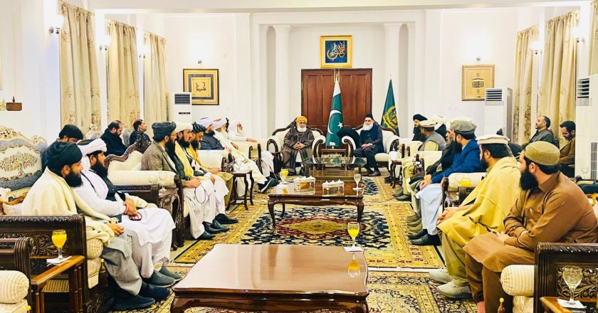 Dinner in honor of Maulana Fazlur Rehman and the delegation of Pakistani Ambassador posted in Afghanistan