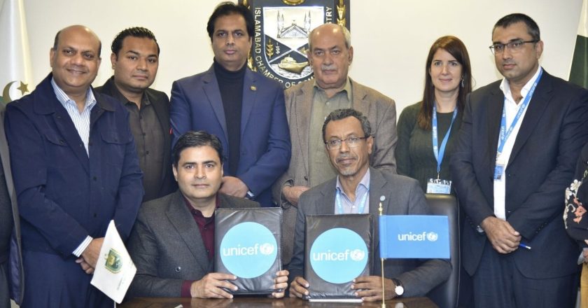 ICCI and UNICEF sign MoU for economic empowerment of marginalized people