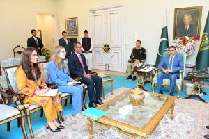 representative of UNICEF in Pakistan met with Caretaker Prime Minister