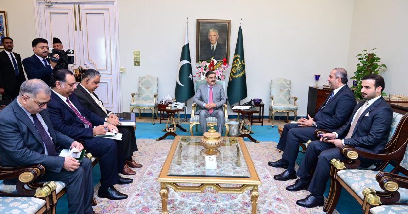 Ambassador of Qatar Calls on the Caretaker Prime Minister