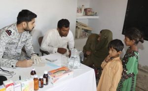 FREE MEDICAL CAMP ESTABLISHED BY PAKISTAN NAVY IN COASTAL AREA KAPPAR, BALOCHISTAN