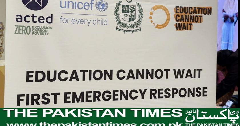 Education can not wait First Emergency Response Flood Relief