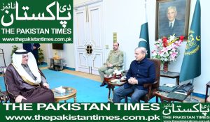 Ambassador of Saudia Arabia Calls on the Prime Minister of Pakistan Shehbaz Sharif