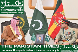 Honourable Prince Khalid bin Salman bin Abdulaziz Al Saud, Saudi Arabia's Minister of Defence, visited Pakistan Day and had a meeting with the Army Chief of Staff