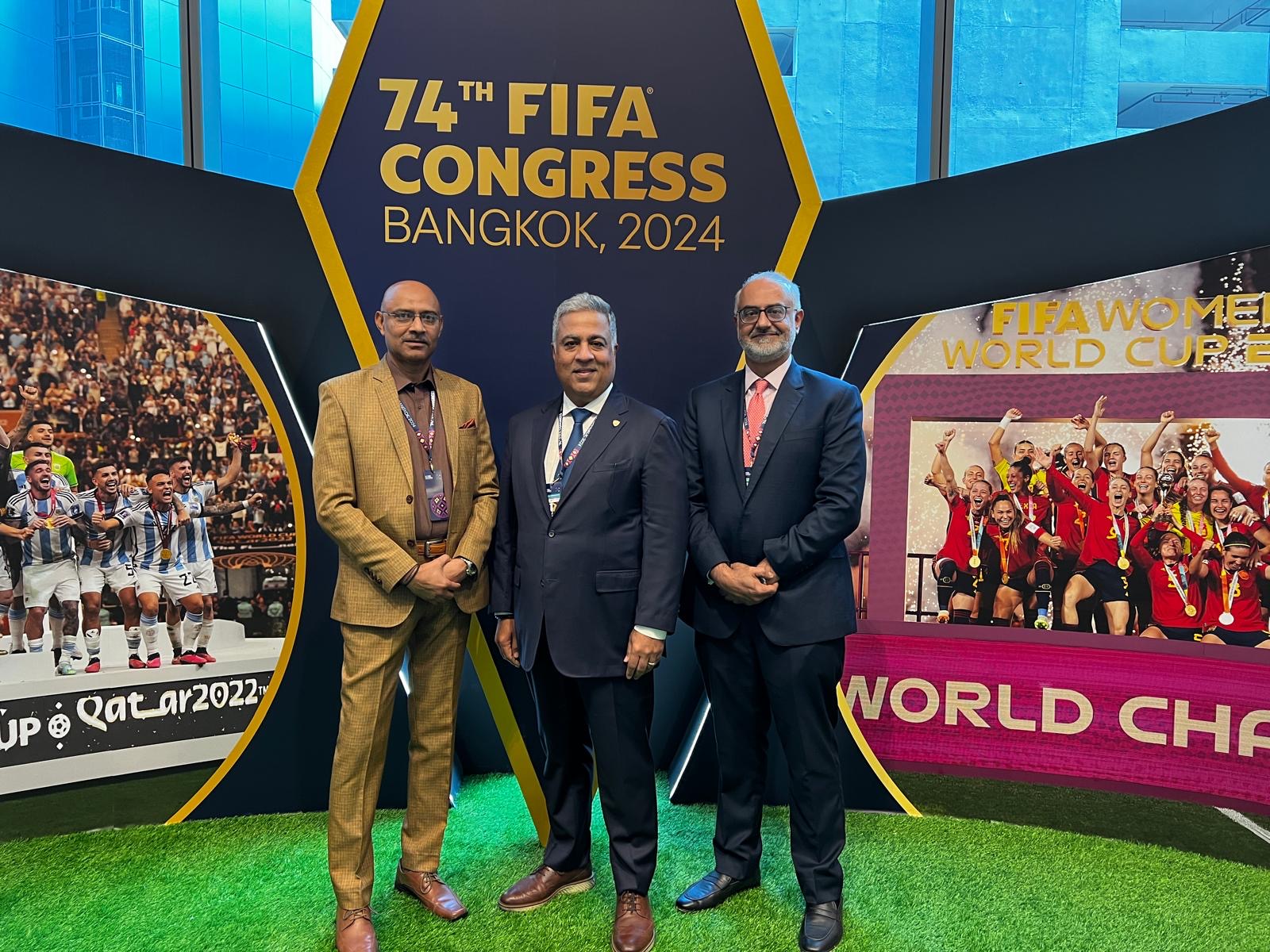 PFF delegation attends 74th FIFA Congress; holds productive meetings with football powerhouses