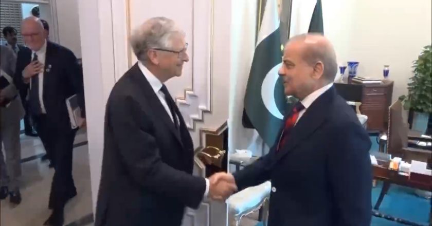 Prime Minister Muhammad Shehbaz Sharif’s meets with Bill Gates