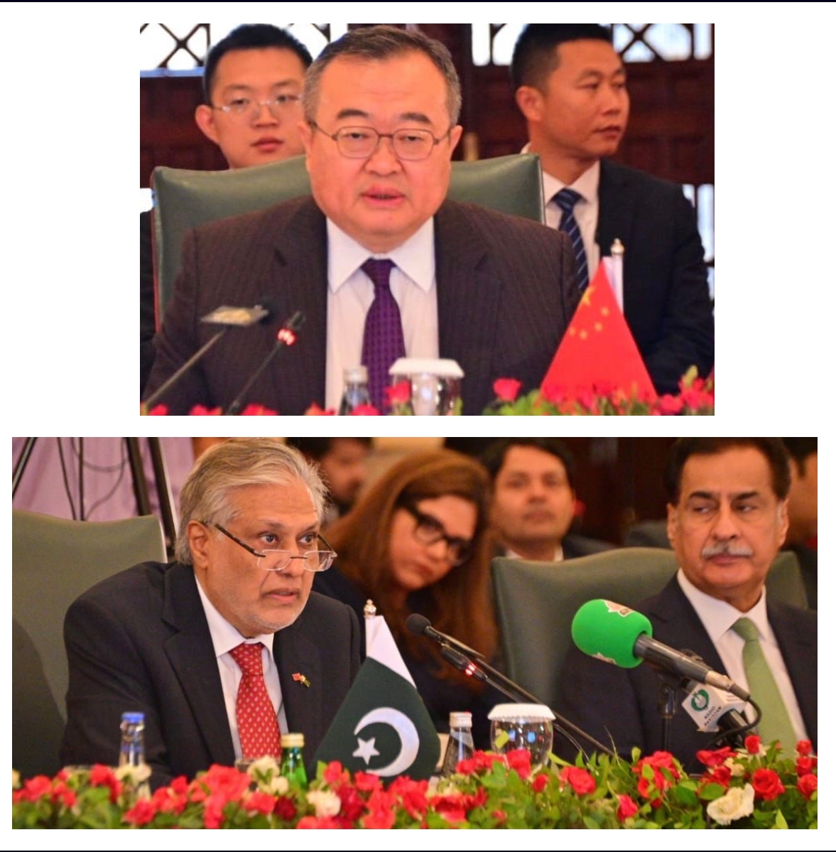 Ministry of Foreign Affairs 
(Office of the Spokesperson)
*********

Press Release
No. 109/2024

*Third Meeting of Pakistan-China Joint Consultative Mechanism of Political Parties on CPEC*
                                                                          The 3rd round of the Joint Consultative Mechanism (JCM) of the Political Parties on CPEC and the Pakistan-China Political Parties Forum was held today in Islamabad.

The Meeting was co-chaired by Deputy Prime Minister and Foreign Minister Senator Mohammad Ishaq Dar and Minister of Central Committee of the International Department of Communist Party of China (IDCPC) Mr. Liu Jianchao. It was attended by Chairman Senate Syed Yousaf Raza Gilani, Speaker National Assembly Sardar Ayaz Sadiq and representatives of all major political parties of Pakistan. 

Addressing the JCM, the Deputy Prime Minister and Foreign Minister appreciated the positive contributions of CPEC to Pakistan’s socioeconomic development, progress and prosperity. Lauding the political consensus on CPEC in the two countries, the Deputy Prime Minister and Foreign Minister expressed Pakistan’s firm resolve to build upon the achievements of CPEC and for its upgradation in its Phase-II. He added that the presence of senior representatives of all major political parties of Pakistan in the Meeting sent a strong signal of complete political consensus in Pakistan on the importance of Pakistan-China friendship and its salience for regional peace and development. 

In his remarks, Minister Liu Jianchao expressed China’s readiness to work with Pakistan to jointly develop five major corridors of growth, better life, innovation, green development, and openness, with a focus on building an upgraded version of CPEC. He underlined the role of political parties in consolidating Pakistan-China relations and to develop broad political consensus in support for CPEC, facilitate bilateral exchanges, and create more platforms for bilateral cooperation. He expressed interest of the Chinese side to strengthen party-to-party exchanges and the readiness of the Communist Party of China to hold the Fourth Meeting of the JCM in 2026.

Representatives from the political parties who spoke at the event included Minister for Planning, Development & Special Initiatives, Professor Ahsan Iqbal from the PML(N); Former Foreign Minister and MNA, Ms. Hina Rabbani Khar from PPPP; Maulana Fazal Ur Rehman from JUI(F); Minister of Federal Education & Professional Training, Dr. Khalid Maqbool Siddiqui from MQM; Senator Jan Muhammad Buledi from the National Party; MNA Khalid Hussain Magsi from BAP; Ms. Munaza Hassan from IPP; Senator Syed Ali Zafar from PTI; Engineer Ihsanullah from ANP; Mr. Mushahid Hussain Syed from PML(N); Mr. Afrasiab Khan Khattak from NDM; and Mr. Asif Luqman Qazi from JI.

In their remarks, the leaders and representatives of the political parties of Pakistan reaffirmed support for Pakistan-China relations and CPEC as an emblem of Pakistan-China friendship and a shining example of successful international cooperation. They noted that the Pakistan-China friendship, which has withstood the test of time, enjoyed the full support and confidence of the people of Pakistan across generations and political affiliations. They emphasized the vital role of the political parties of Pakistan and China in strengthening Pakistan-China relations and the importance of enhanced exchanges and interactions between parliamentarians and political parties of the two countries. 

The fourth meeting of the JCM will be held in China in 2026.

The Pakistan Times