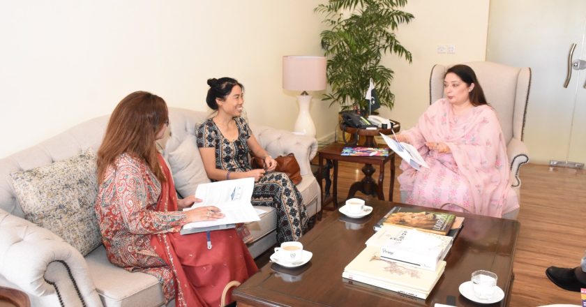 Deputy Resident Representative for the United Nations Development Programme (UNDP) in Pakistan, Van Nguyen called on Coordinator to Prime Minister on Climate Change MNA Romina Khurshid Alam.