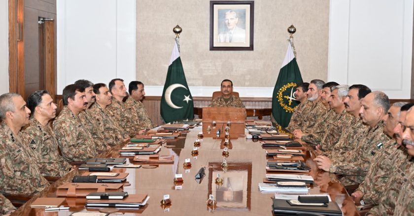 Chief of Army Staff (COAS) presided over 265th Corps Commanders’ Conference (CCC) held at GHQ