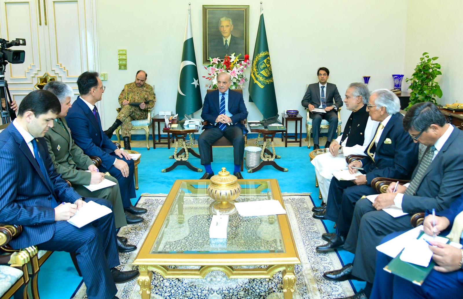 Ambassador of Tajikistan calls on the Prime Minister Shehbaz Sharif